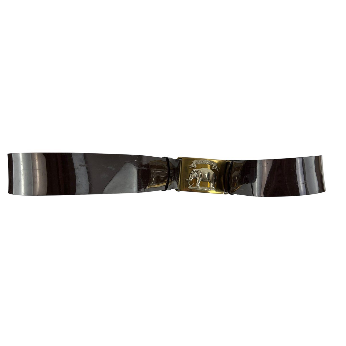British Army Brown PVC Belt - Royal Highland Fusiliers - Small / Medium