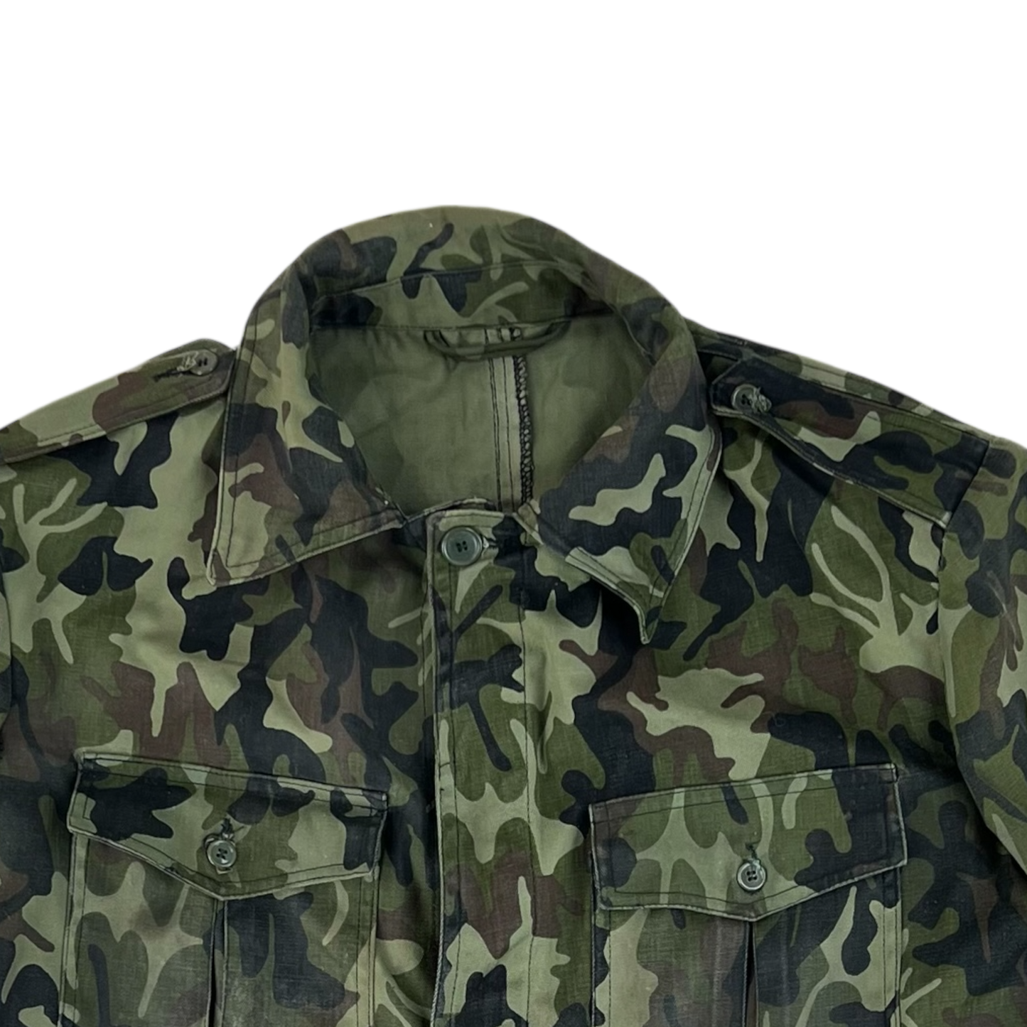 Romanian Army M1990 Leaf Camouflage Jacket - Medium