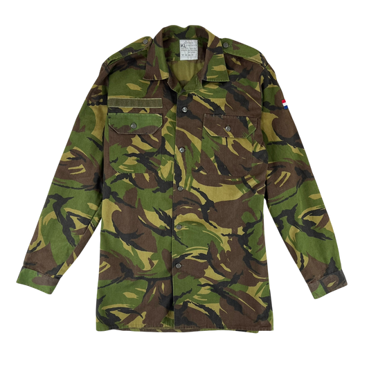 Dutch Army Field Shirt DPM Woodland Camouflage Long Sleeve - Medium