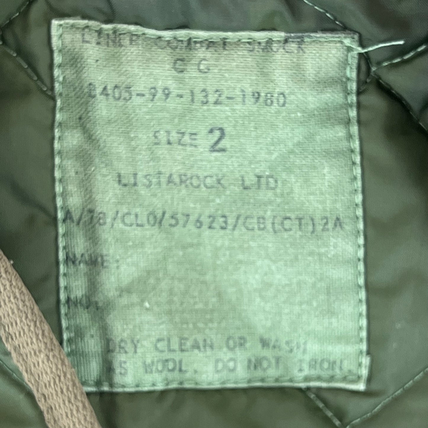 British Army Cold Weather Jacket Gilet Liner - Large