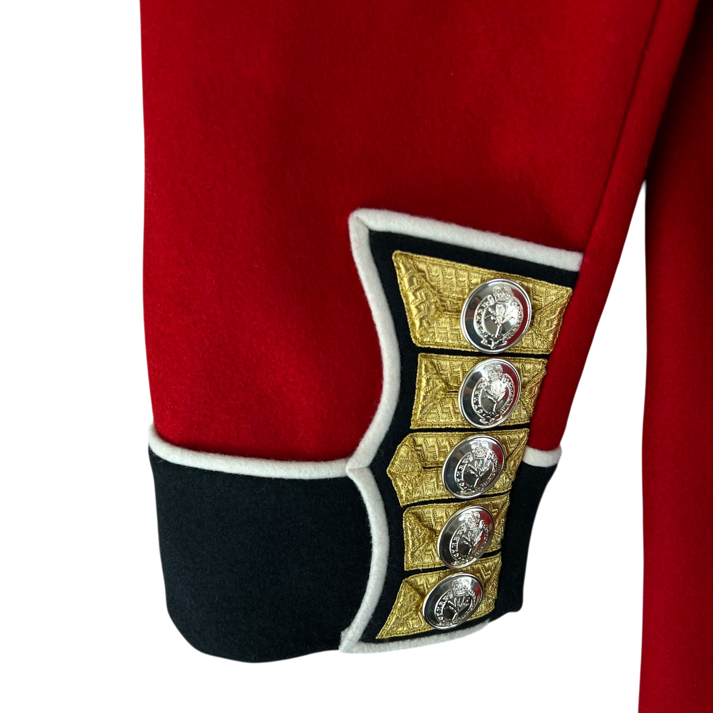 British Army RHQ SGTS Bandsman's Tunic Jacket w/ Wings - Welsh Guards - X Large