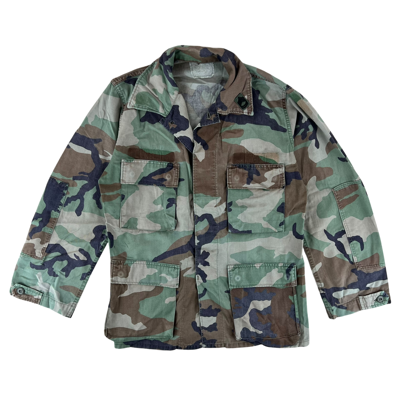 US Army M81 Woodland Camouflage BDU Combat Jacket - Medium