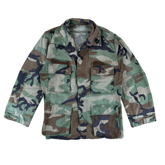 US Army M81 Woodland Camouflage BDU Combat Jacket - Medium