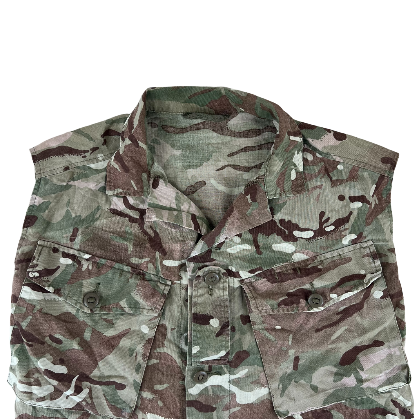 British Army MTP Camouflage Field Tailored Barracks Shirt / Vest - Medium