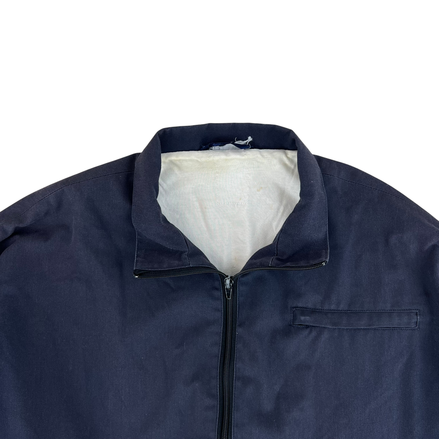 British Army / Tri-Services Navy Blue PTI Tracksuit Top Jacket - Large