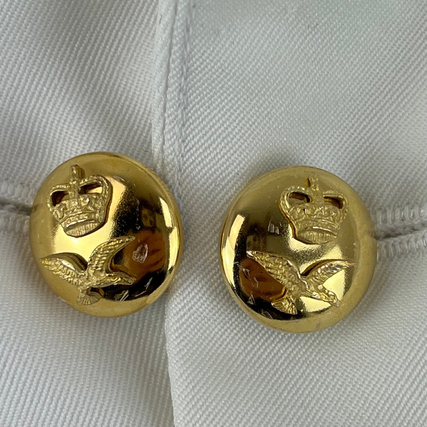 British RAF 70s Tropical Mess Dress Jacket - X Large