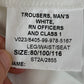 British Royal Navy Officers & Class I White Dress Trousers - W38 L30.5