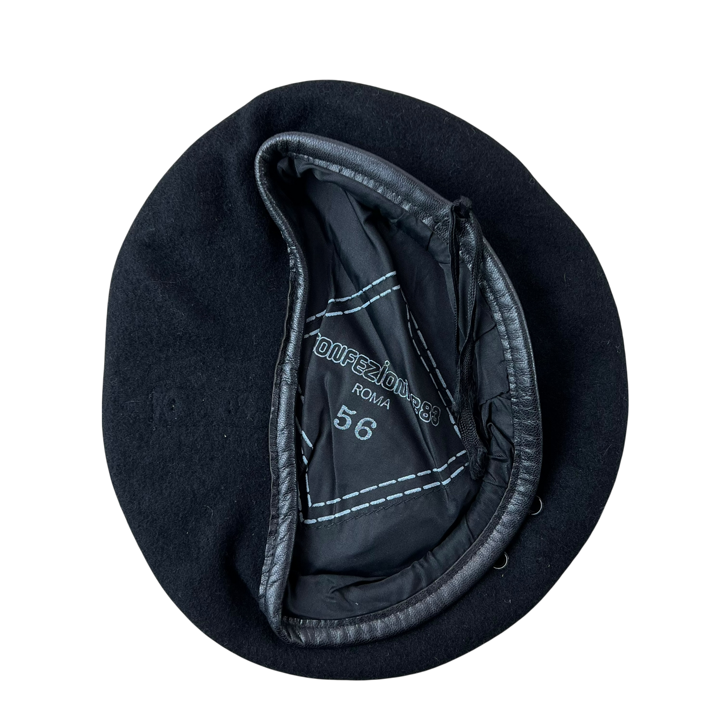 Finnish Navy M91 Black Beret - Small 56cm