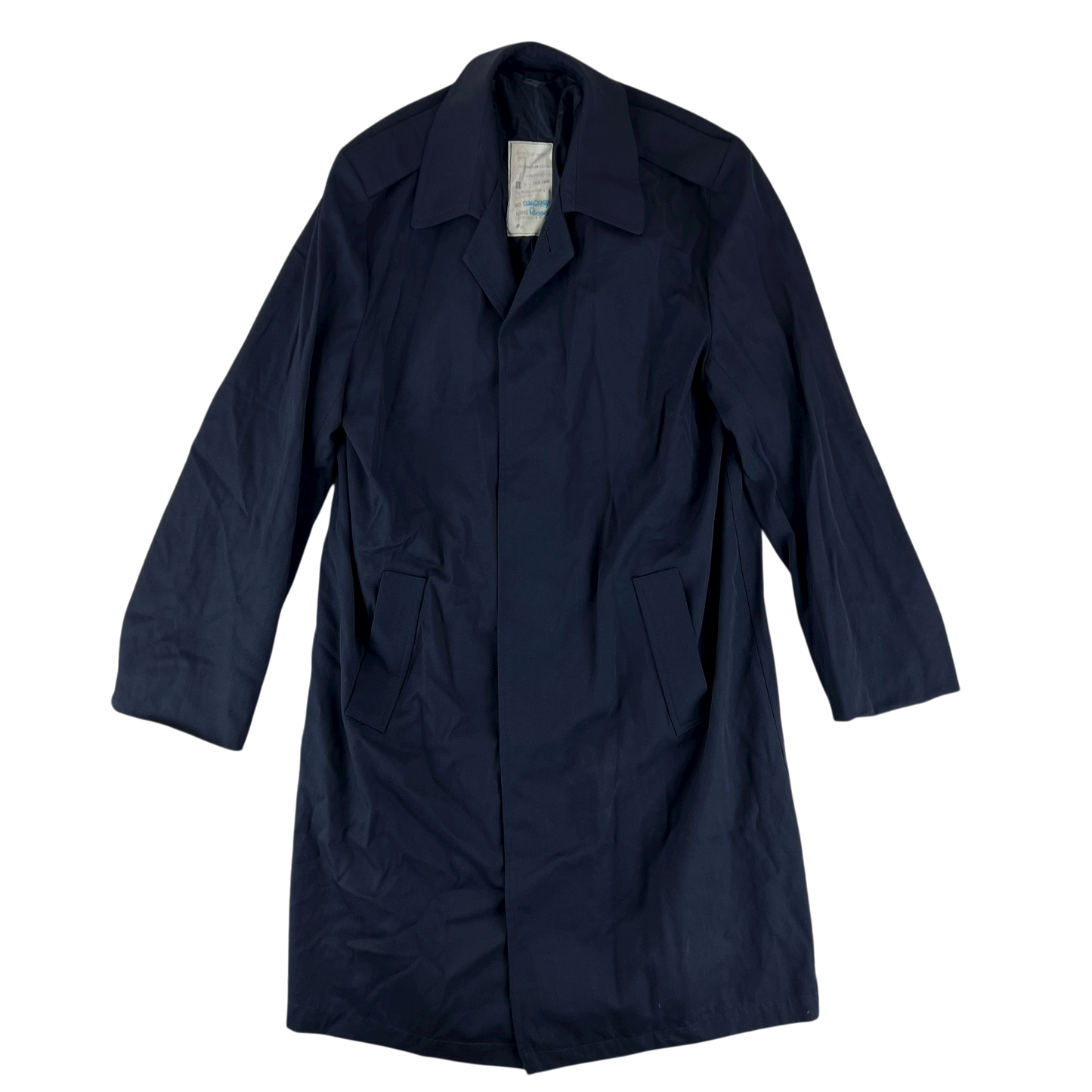 British Royal Navy Raincoat Mac Coat - Medium 182/100