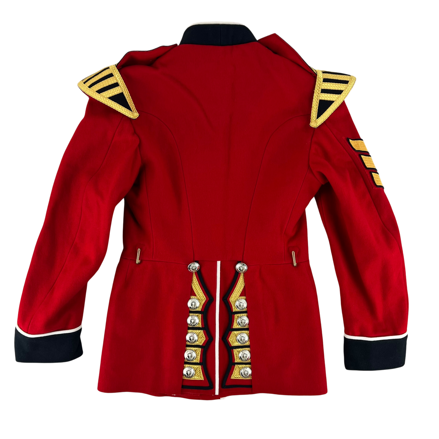 British Army CQMS & Sergeants Bandsman's Tunic Jacket w/ Wings - Welsh Guards - Small