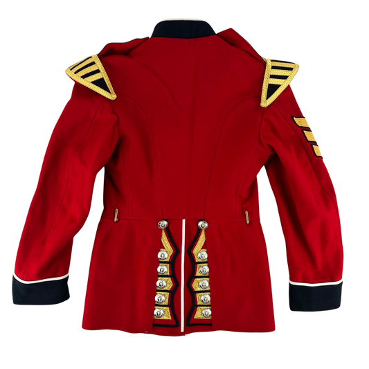 British Army CQMS & Sergeants Bandsman's Tunic Jacket w/ Wings - Welsh Guards - Small