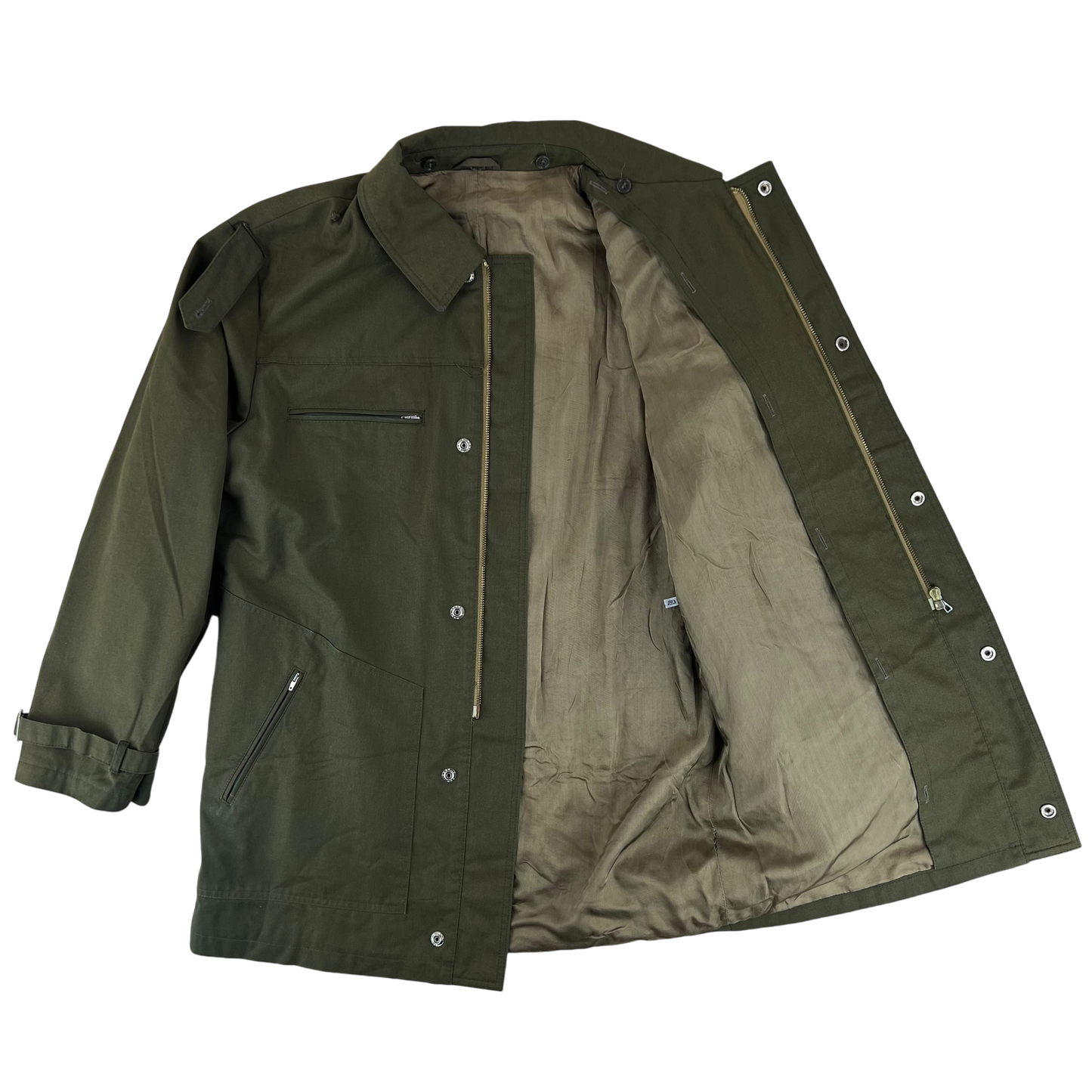 Czechoslovak Army M85 Guard's Coat Olive Green - X Large