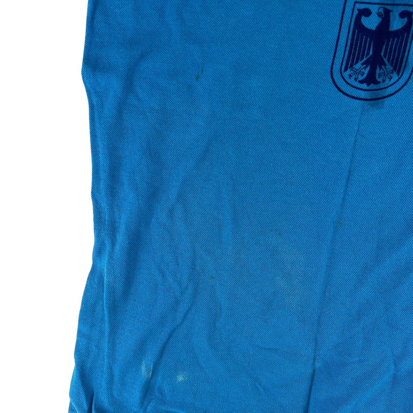 West German Army 70s Blue Training T Shirt - Medium Gr6