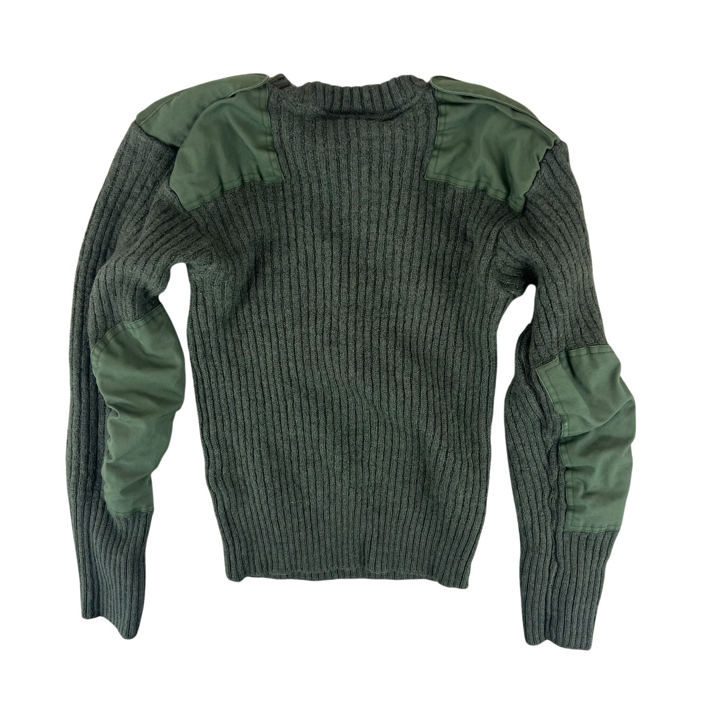 British Army Olive Green Pullover Jumper - Medium