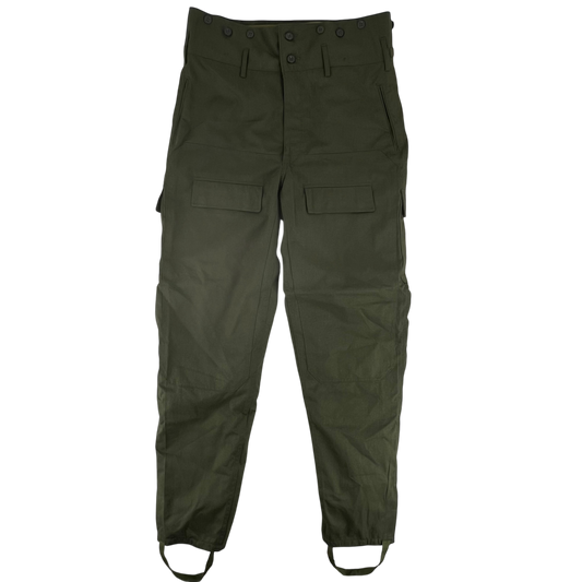 Czechoslovak Army M85 Olive Green Combat Trousers w/ Winter Liner - W39 L34