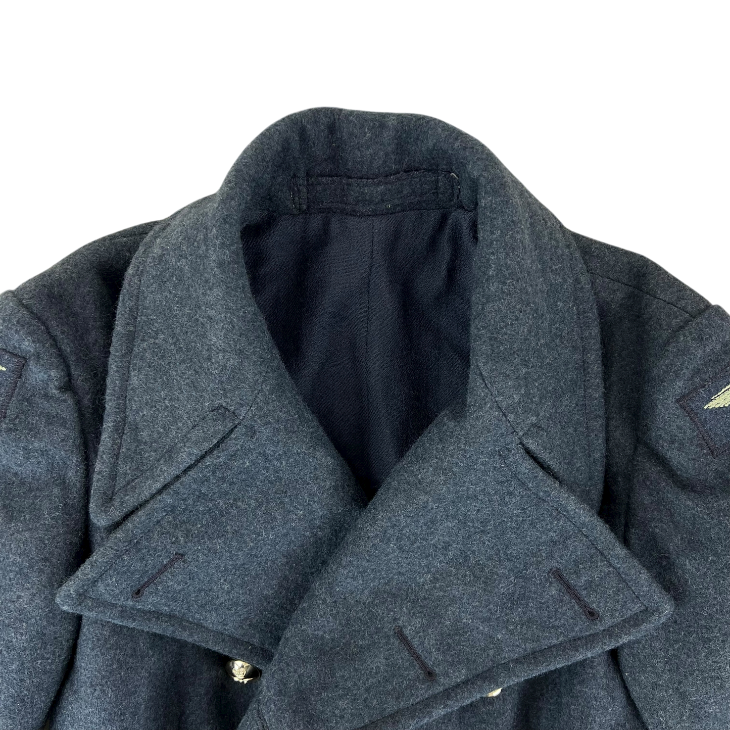 British RAF 60's New Pattern Wool Greatcoat - Medium SIZE 10