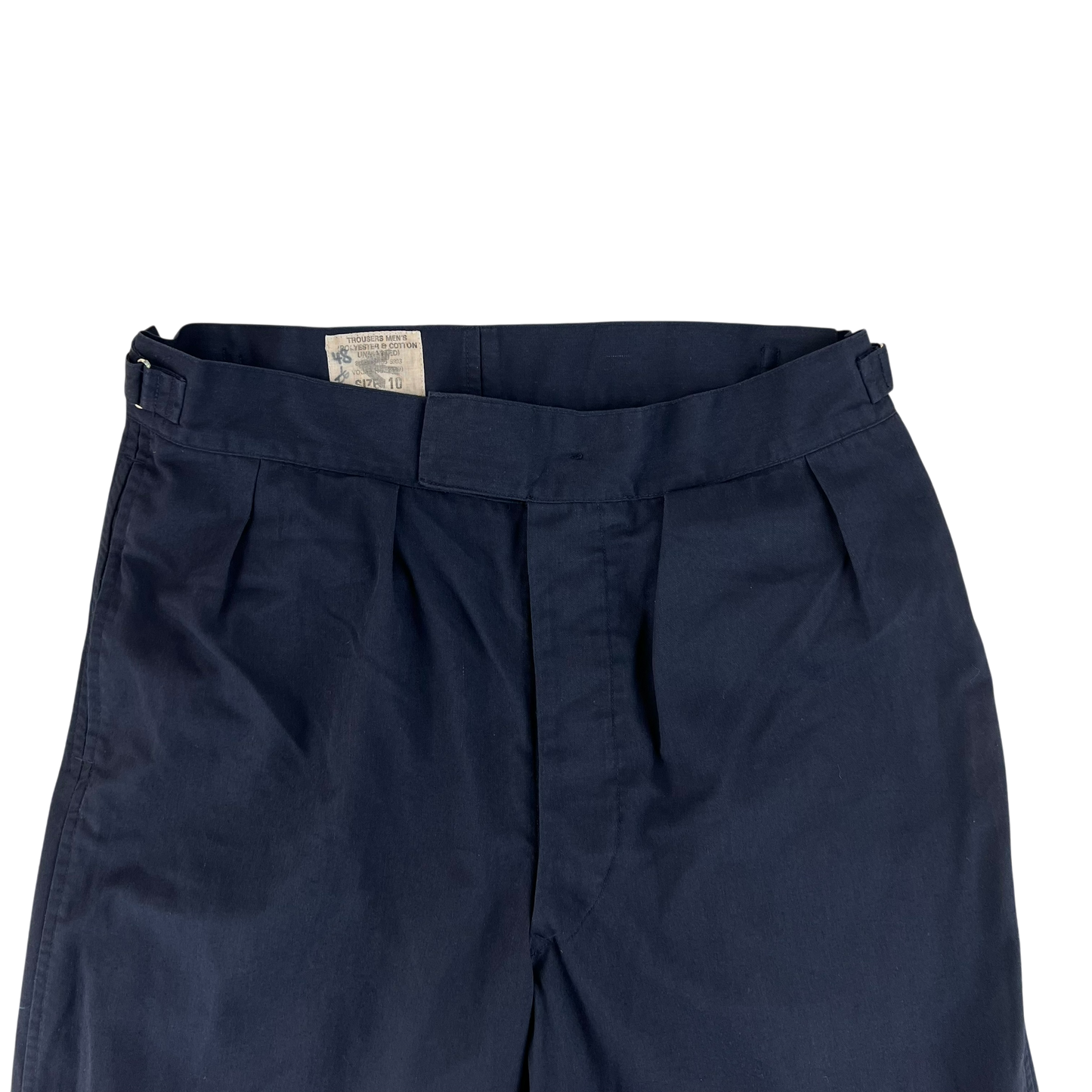 British Royal Navy Poly-Cotton Working Dress Trousers - W36 L31