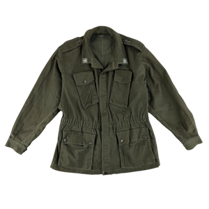 Italian Army Olive Drab Roma 75 Safari Jacket - Medium