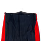 British Army Footguards Officers' Black Red Stripe Trousers - W35 L32.5