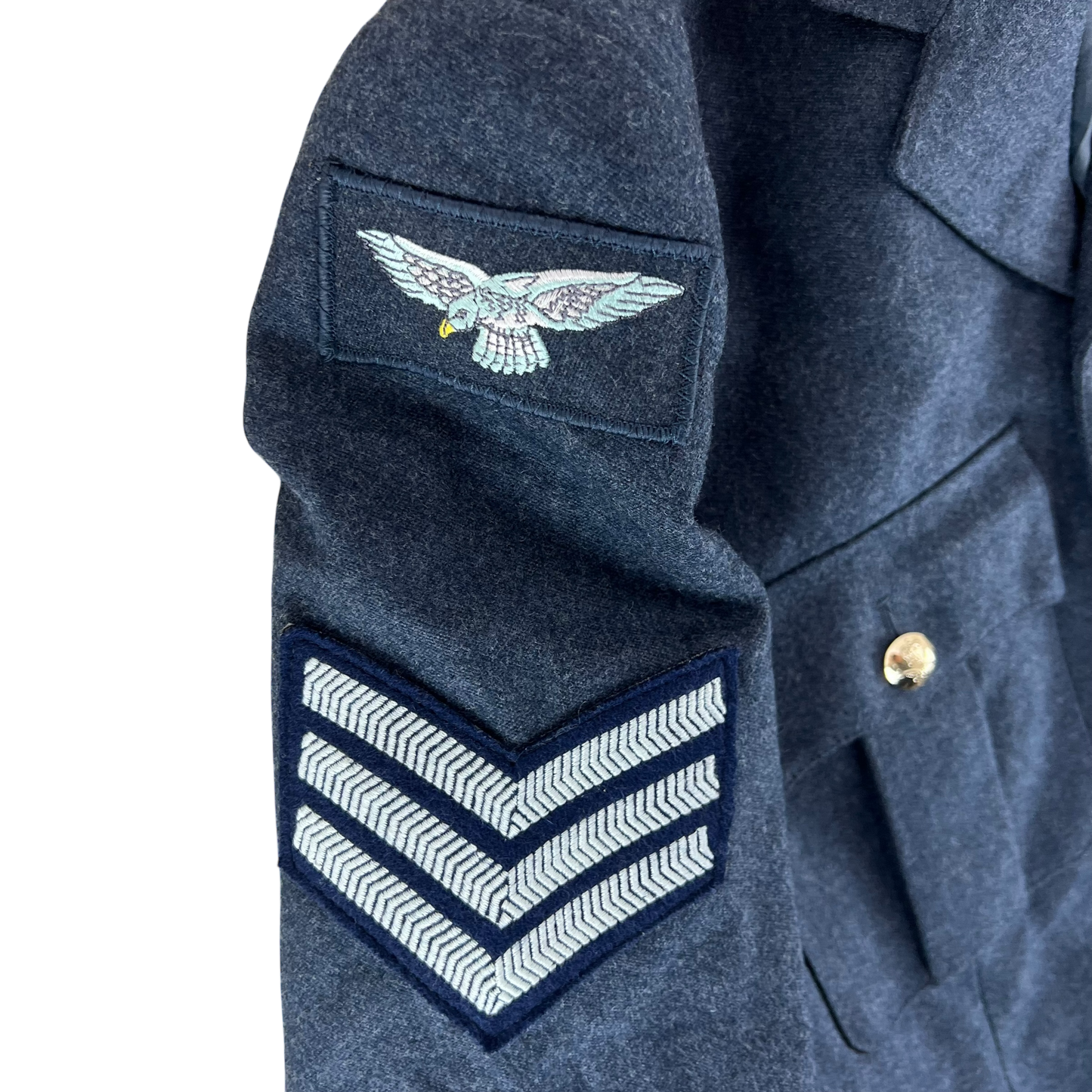 British Royal Air Force No. 1 O.A. Dress Jacket w/ Belt - Large