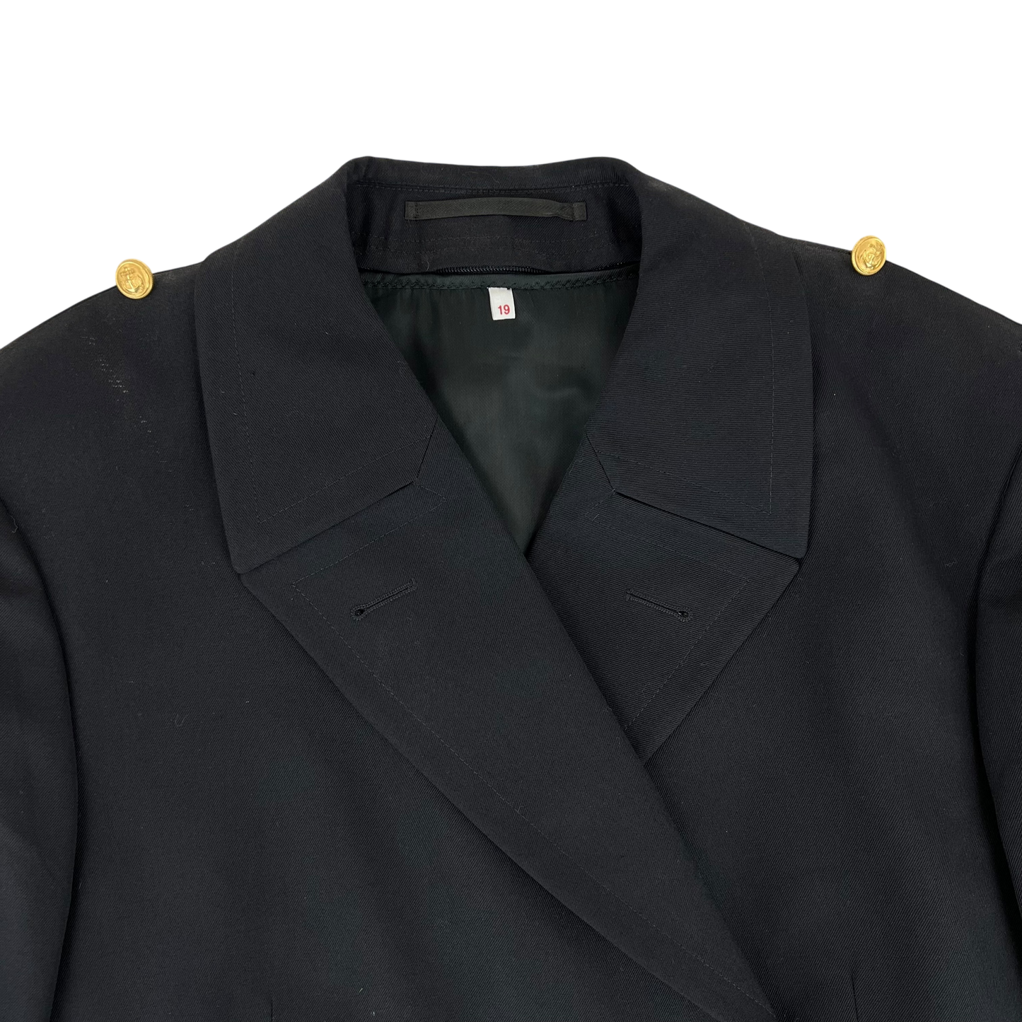 German Navy Three-quarter Gabardine Greatcoat w/ Liner - Medium