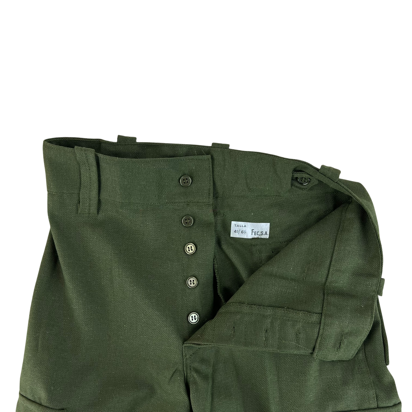 Spanish Army 80s Womens Winter Wool Blend Field Trousers - W30 L28