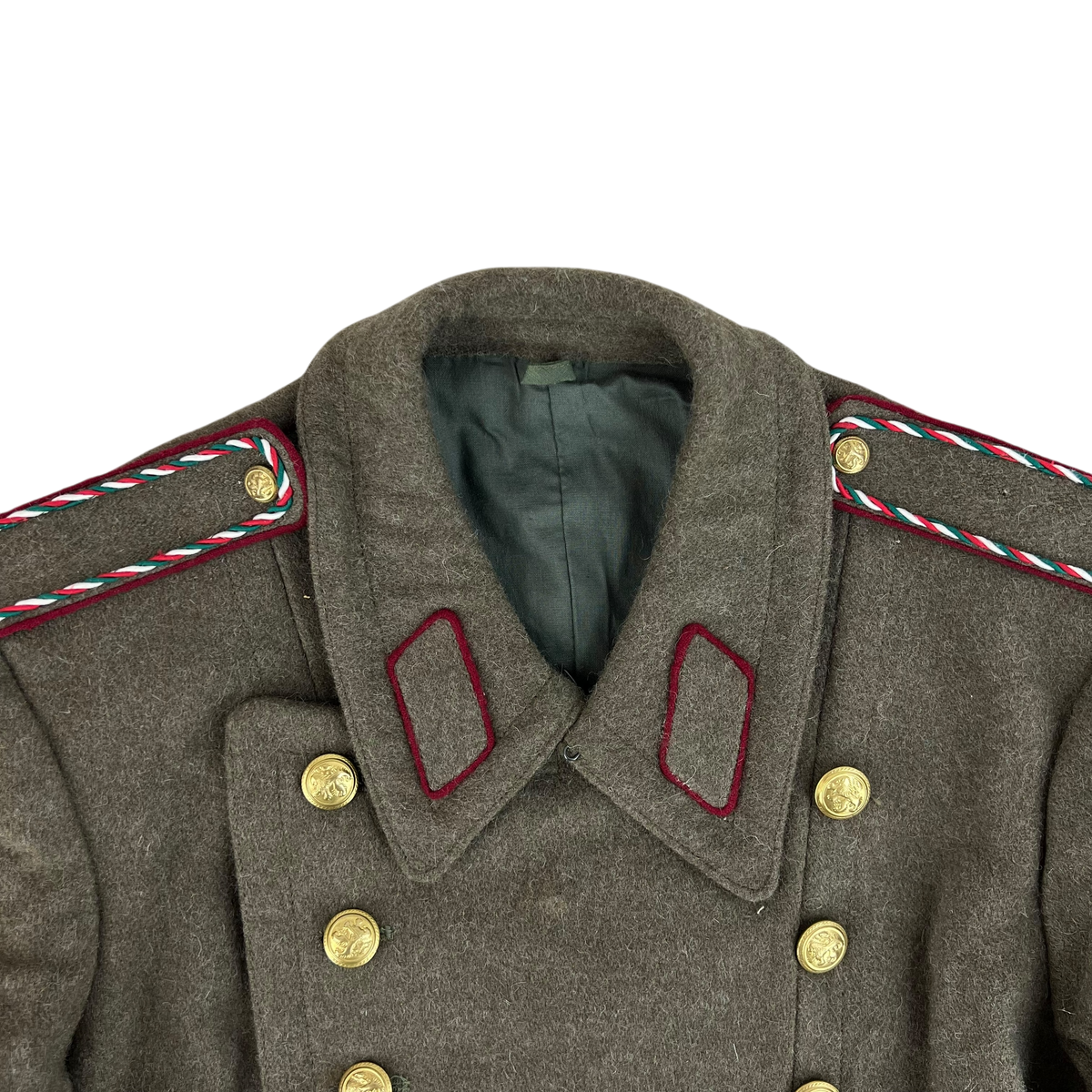 Bulgarian Army Khaki Wool Greatcoat - Medium