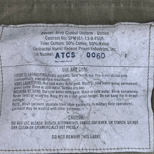 US Army Multicam Camouflage BDU Trousers - W32 L33