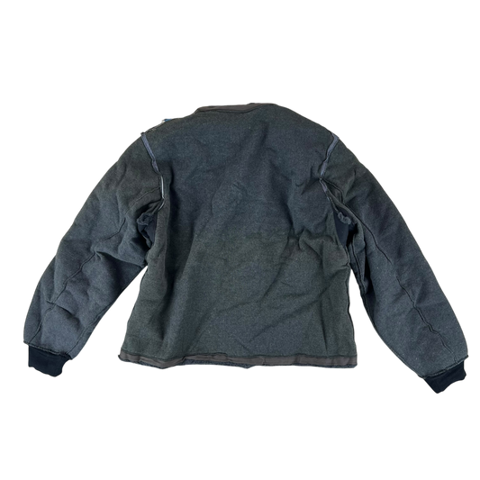 Czechoslovak Army Faux Fur Jacket Liner Cardigan M85 - Large