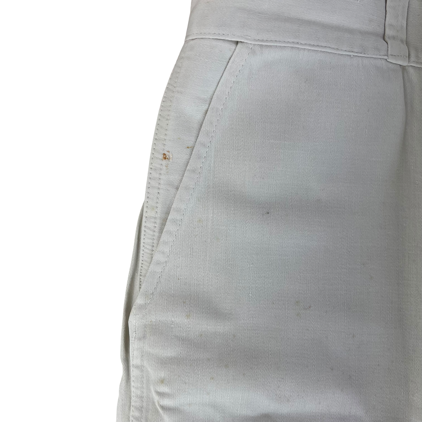 British Merchant Navy 40s 50s CC41 Tropical White Trousers - W40 L31