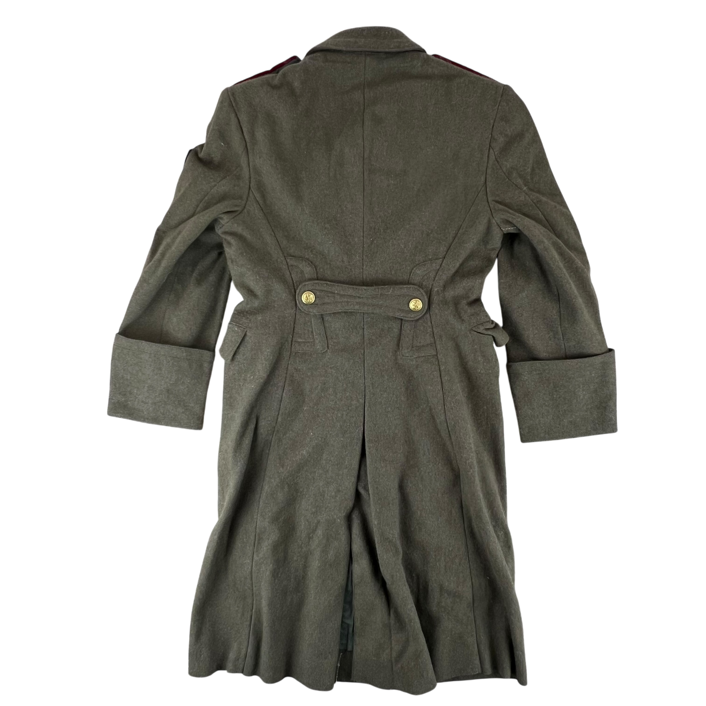 Bulgarian Army Khaki Wool Greatcoat - Medium