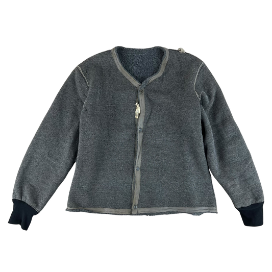 Czechoslovak Army Faux Fur Jacket Liner Cardigan M85 - Large