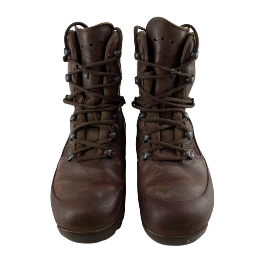 British Army HAIX Brown Combat Boots - Women's Size 4W