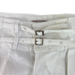 British Merchant Navy 50s Tropical White Shorts - W42