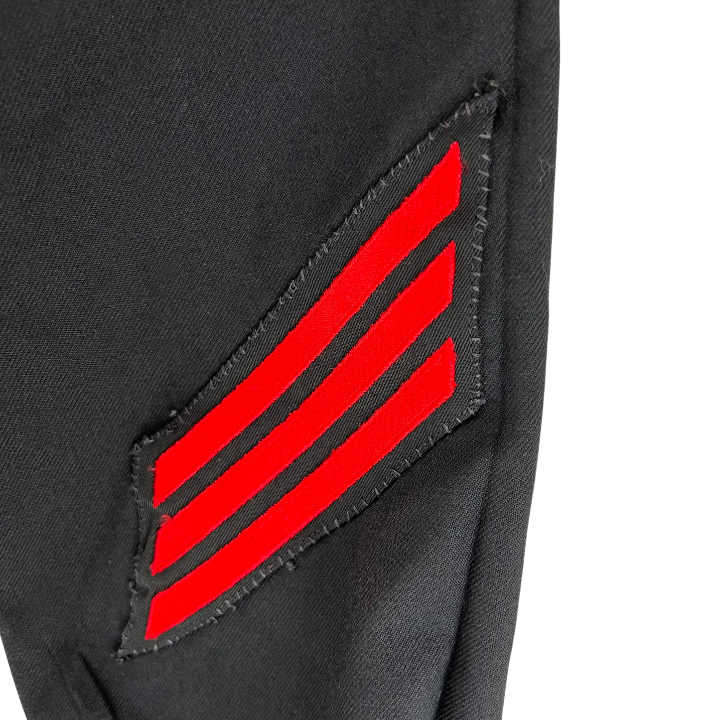 US Navy 80s Sailor's Black Blue Crackerjack Jumper Top - Medium 38R