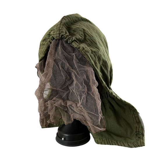 East German Army NVA Raindrop Camouflage Hood / Helmet Cover
