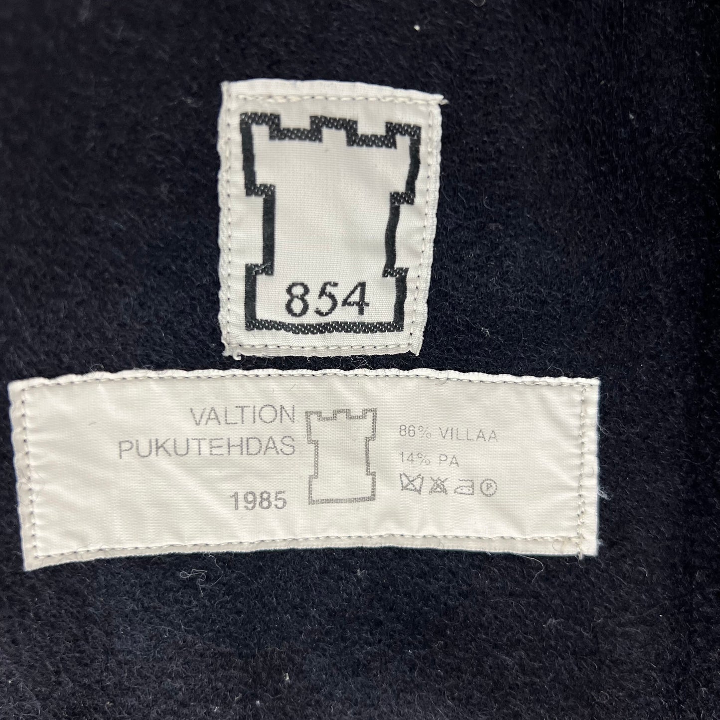 Finnish Navy M65 Wool Ike Jacket - Large