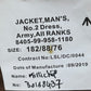 British Army No. 2 FAD Dress Jacket - Mercian Regiment - Small 182/88