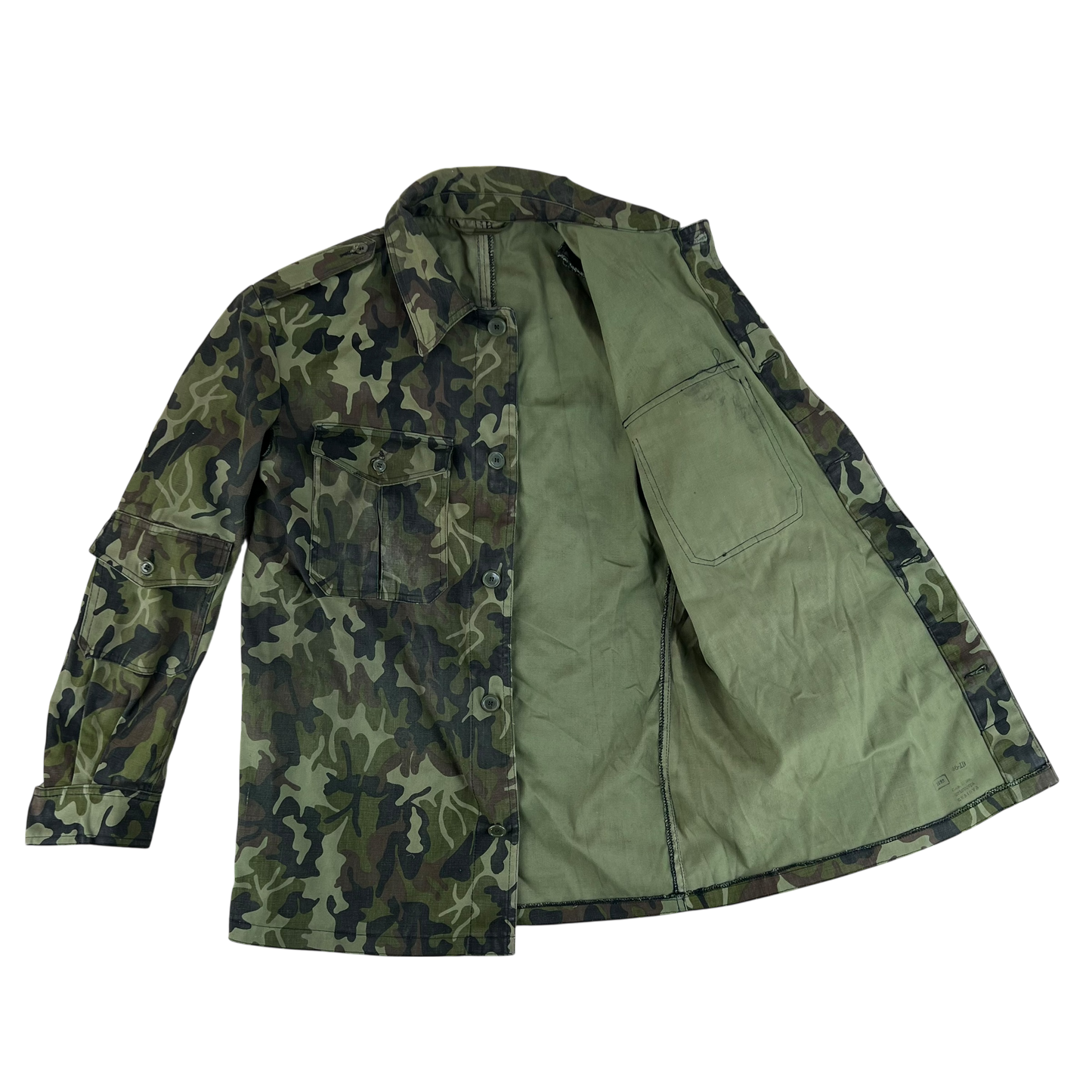 Romanian Army M1990 Leaf Camouflage Jacket - Medium