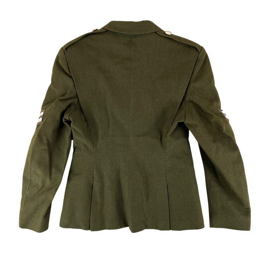 British Army 1980 Pattern Women's No. 2 Olive Green Dress Jacket - Adjutant Generals Corps - X Small 154/84