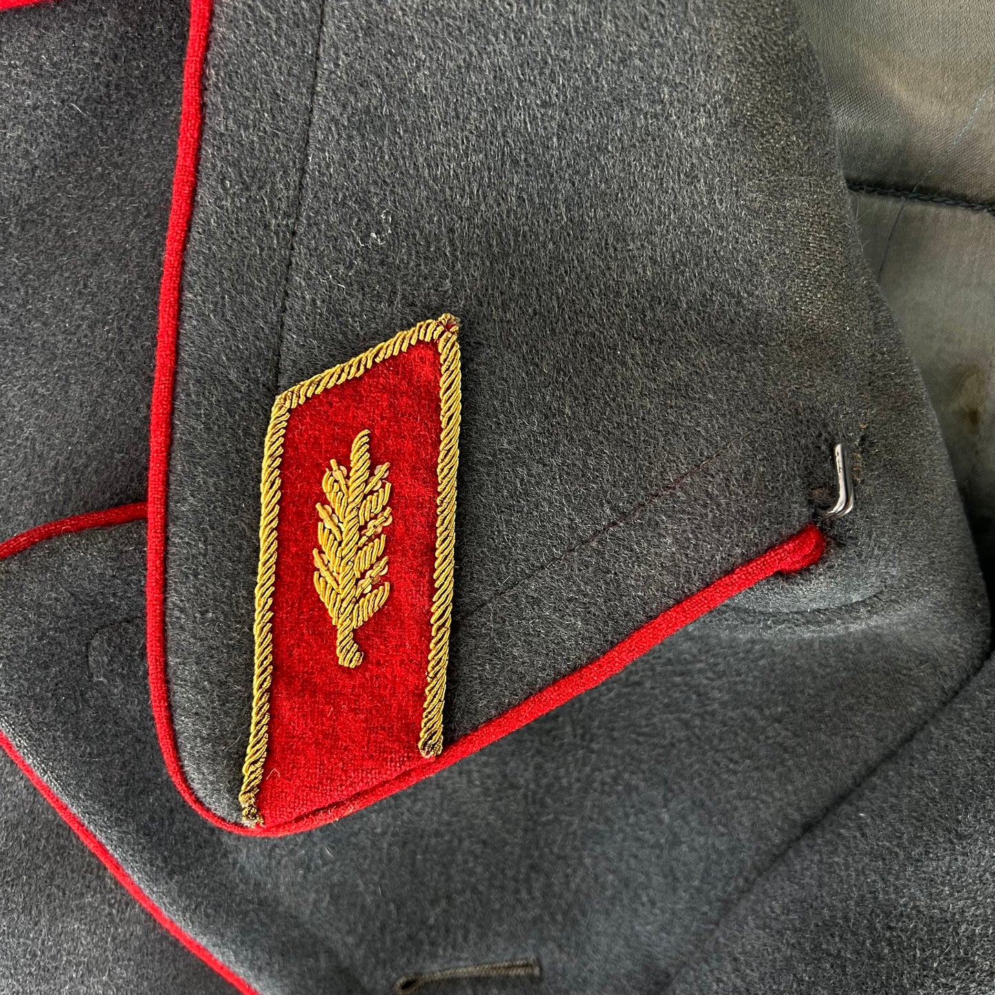 Soviet Russian Army Grey Wool General's Greatcoat - Large