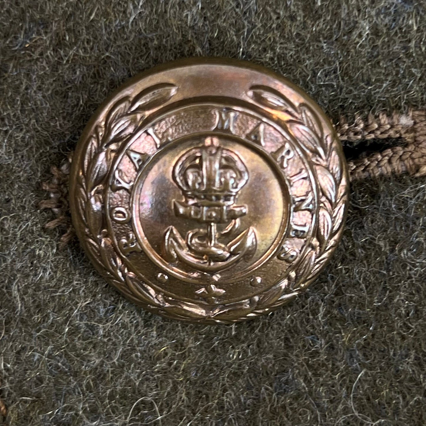 British Royal Marines WW2 1940 Pattern Wool Greatcoat - Small