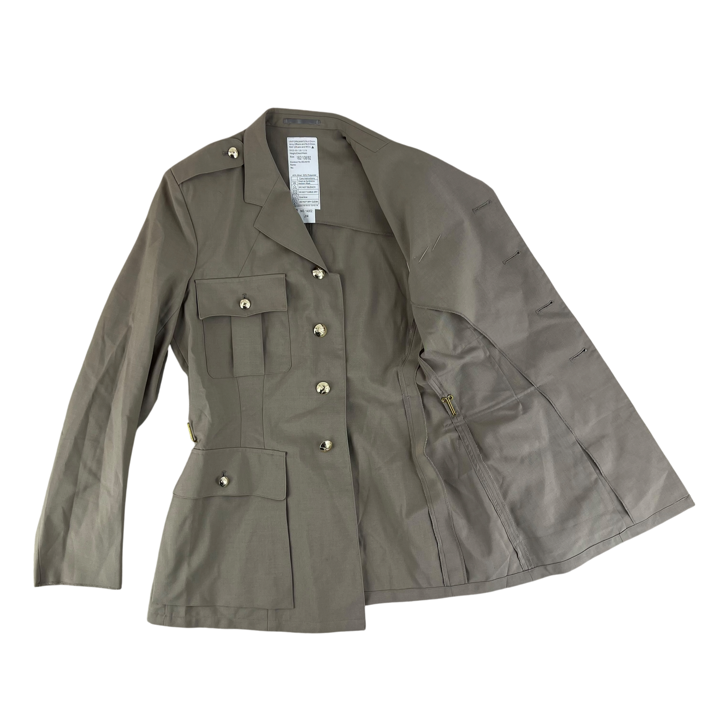 British RAF No. 6 Tropical Dress Jacket w/ Belt - Large 182/108