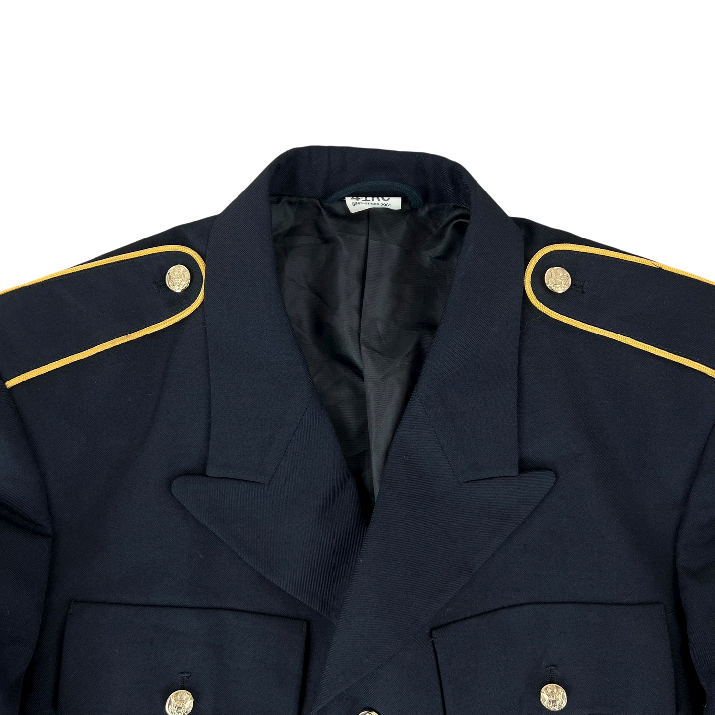 US Army Black Enlisted Service Dress Jacket - Large 41RC