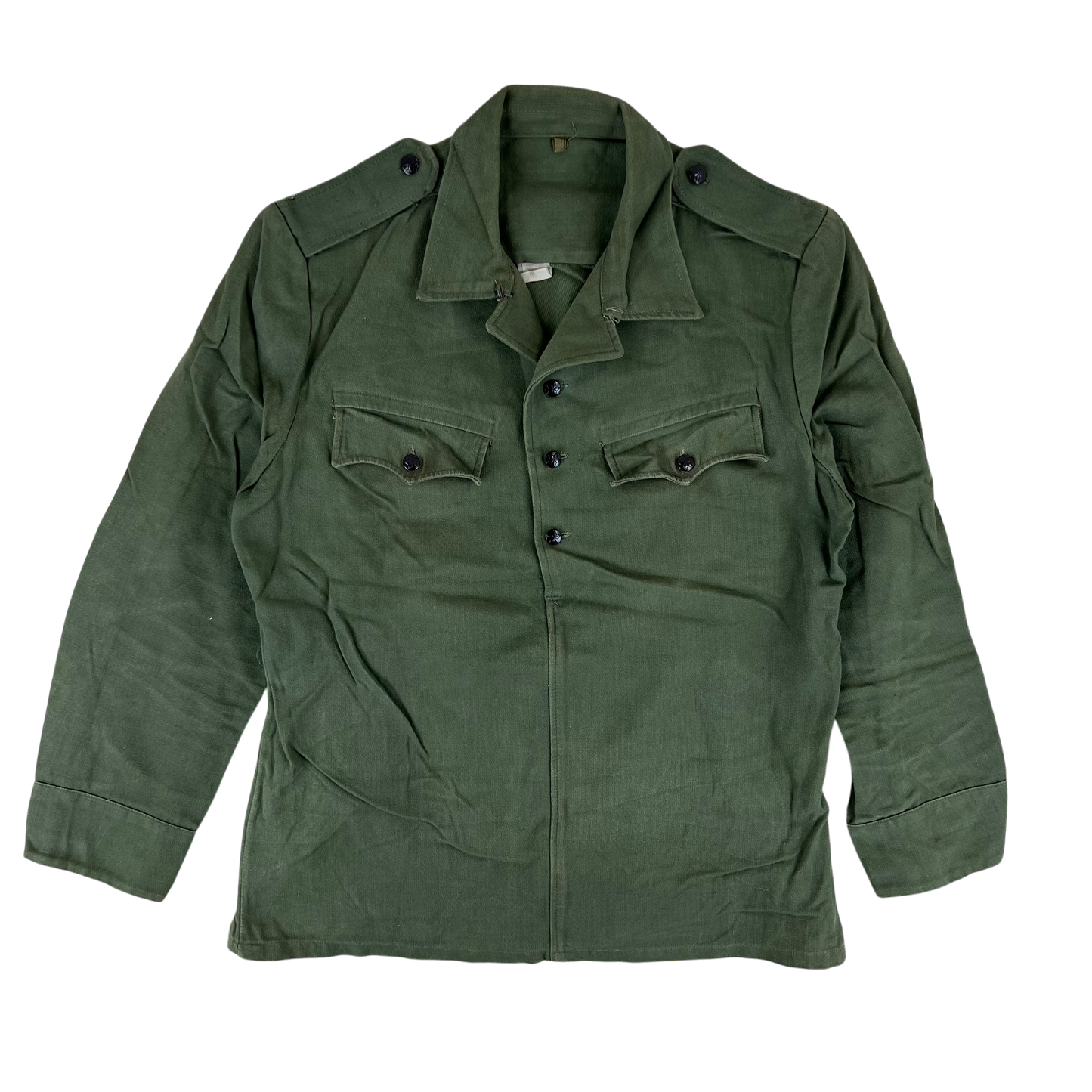 Bulgarian People's Army Cotton Olive Green Cossack Shirt - Large