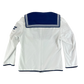 British Royal Navy Class II White Jumper Sailor's Top - Medium 170/100