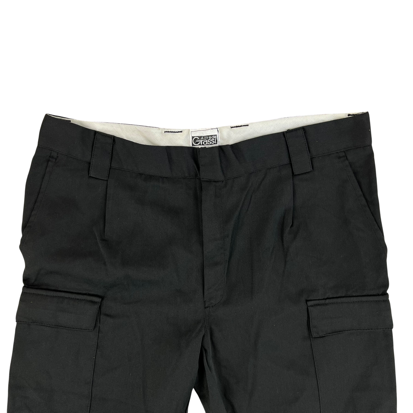 Italian Fire Services Hi-Vis Black Cargo Trousers - W41 L31