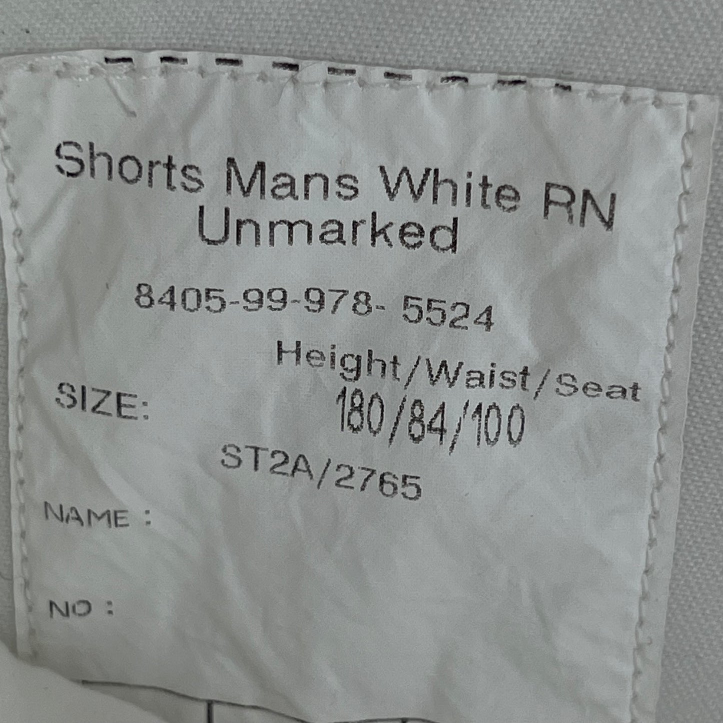 British Royal Navy White Dress Shorts - W33 180/84