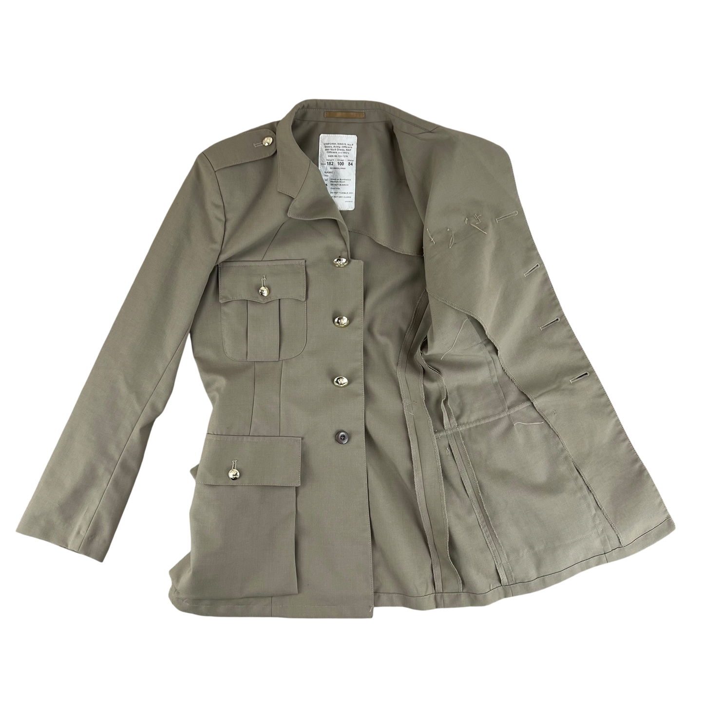 British RAF No. 6 Tropical Dress Jacket w/ Belt - Medium