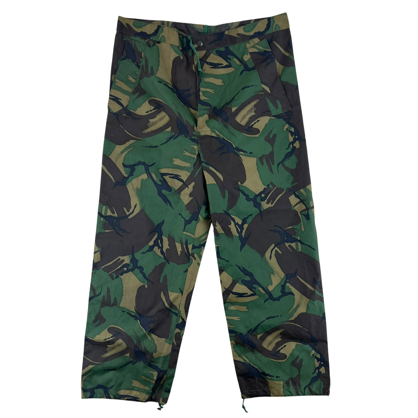 British Army DPM Camouflage Waterproof Trousers - W36 L27